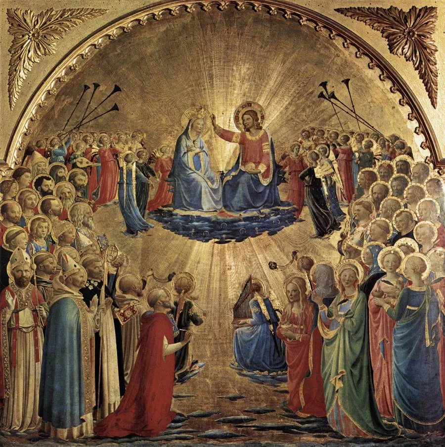 La coronazione della Vergine - Galleria degli Uffizi, Florence